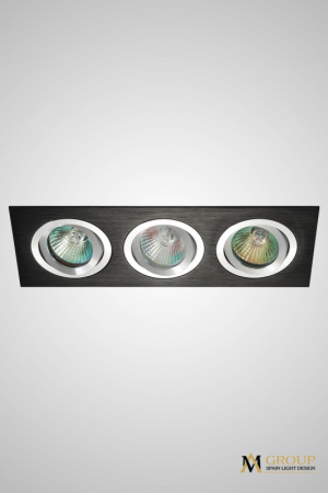 Встраиваемый светильник AM Group AM128 BK-CH