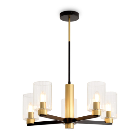 Люстра на штанге Freya FR2051CL-05BBS