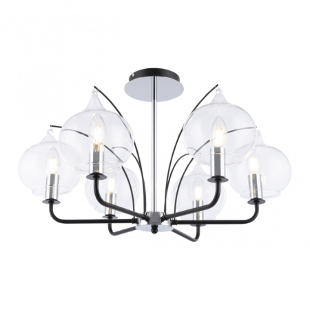 Люстра на штанге Arte Milano 321007/6 BK.CR