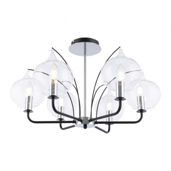 Люстра на штанге Arte Milano 321007/6 BK.CR