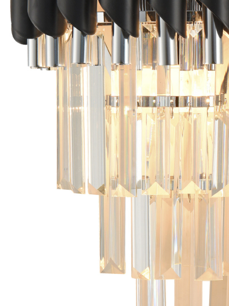 Бра Natali Kovaltseva DARIAN 76017/2W CHROME BLACK