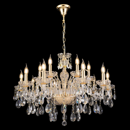Crystal Lux Люстра Crystal Lux MONICA SP10+5 GOLD