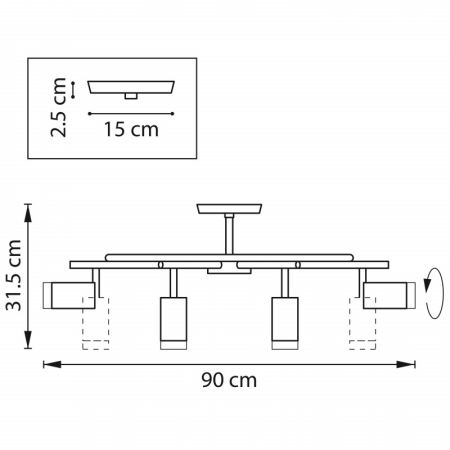 Люстра на штанге Lightstar LR7183780