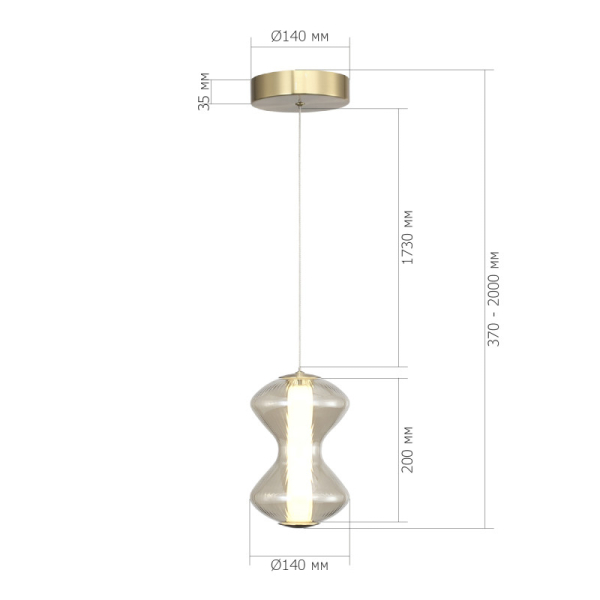 Подвесной светильник ST-Luce SL6136.203.01