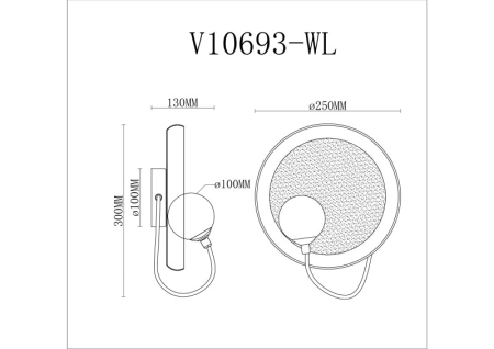 Бра Moderli V10693-WL
