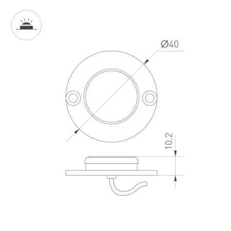 Подсветка ступеней лестницы Arlight 024926(1)