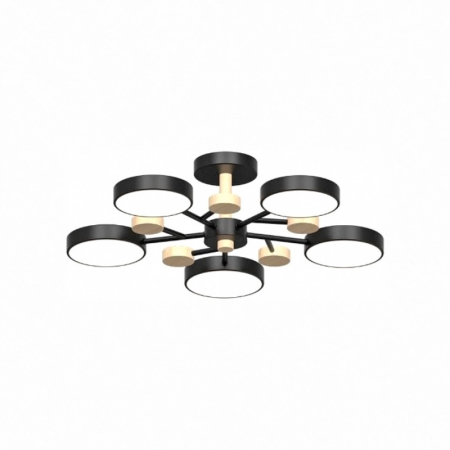 Люстра на штанге LED4U L3204-620 BK