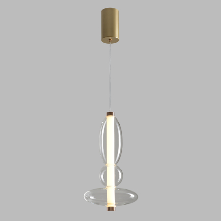 Crystal Lux Светильник подвесной Crystal Lux QUASAR SP10W LED TRANSPARENT