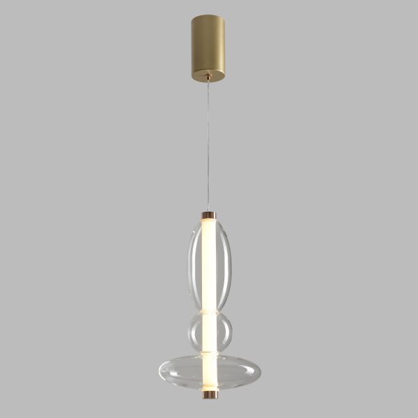 Crystal Lux Светильник подвесной Crystal Lux QUASAR SP10W LED TRANSPARENT