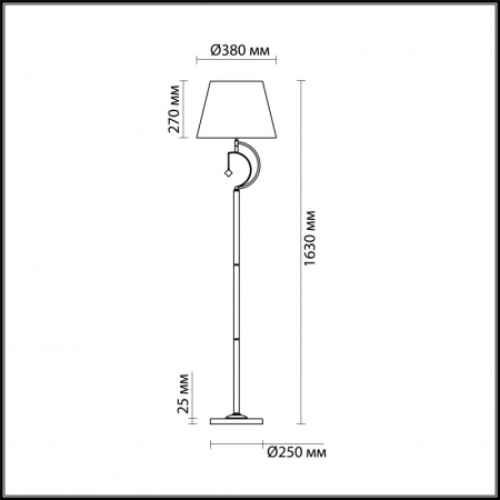 Торшер LUMION 4469/1F