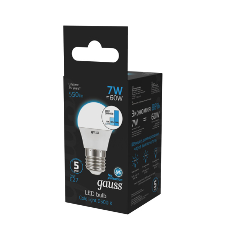Светодиодная лампа Gauss 105102307-S