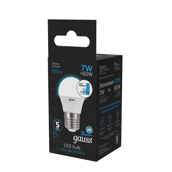 Светодиодная лампа Gauss 105102307-S