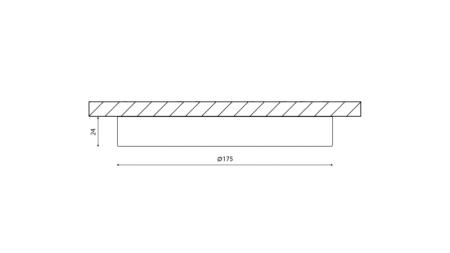 Накладной светильник DesignLed KH-R175-15-NW