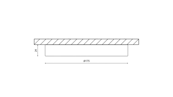 Накладной светильник DesignLed KH-R175-15-NW