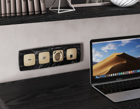 Розетка Ambrella Volt MO612005