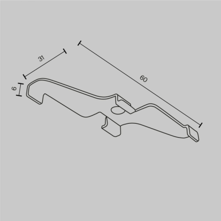 Соединитель для шинопровода Maytoni Technical TRA034HS-21W