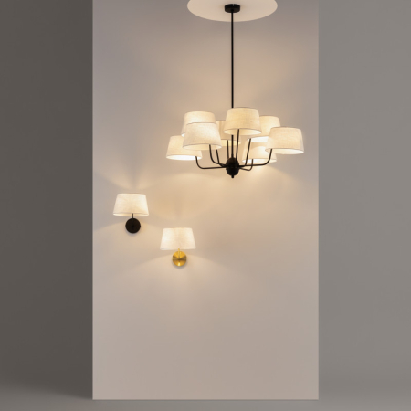 Люстра на штанге Maytoni MOD360PL-08B