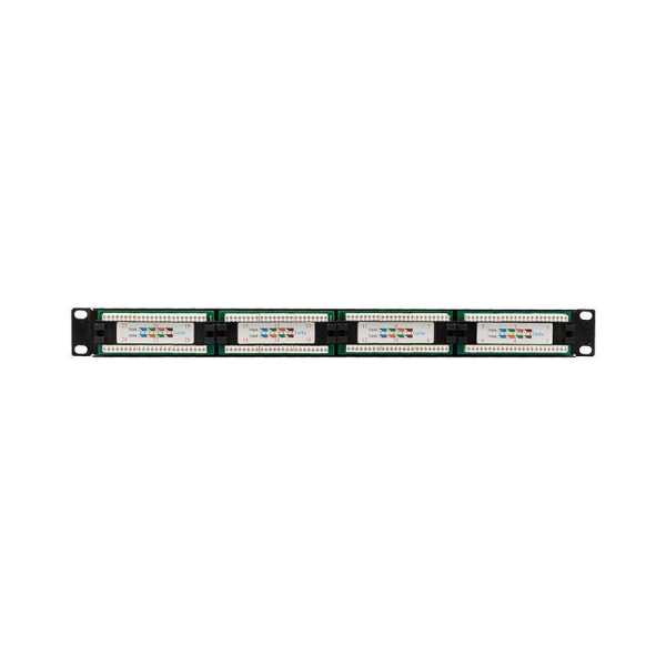 Панель коммутационная 19", 1U, 24 порта, UTP, RJ-45, CAT 5e REXANT