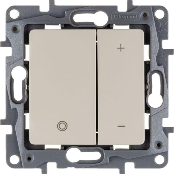 Механизм светорегулятора нажимного СП Etika 400Вт сл. кость. IEK 672318