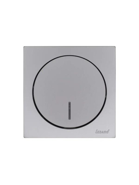 Выключатель 1-кл. СП OSEN 10А IP20 с подсветкой механизм сер. матов. LEZARD 743-7488-111