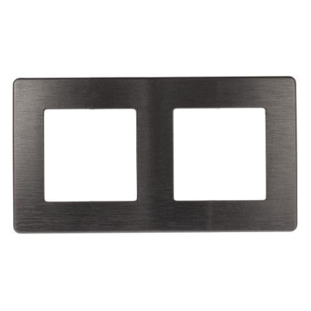 Рамка 2-м 12-5102-12 сатин графит Эра Б0052515