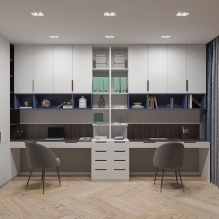 MAIA DUO FLAT Встраиваемый потолочный гипсовый светильник