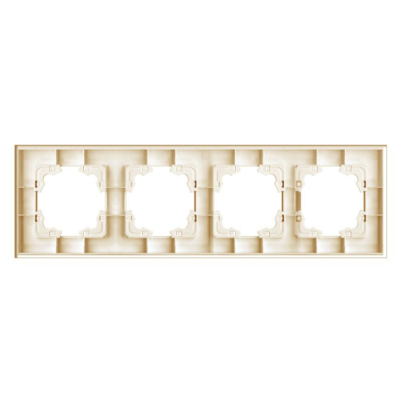 Рамка 4-м Афина стеклянная зол. UNIVersal 2293