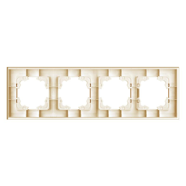 Рамка 4-м Афина стеклянная зол. UNIVersal 2293