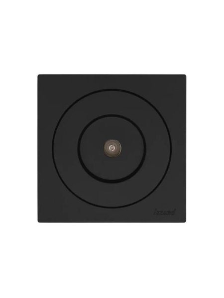 Розетка телевизионная оконечная СП OSEN механизм черн. бархат LEZARD 743-4288-130