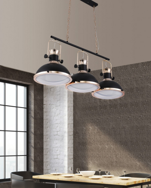 Подвесной светильник Lumina Deco LDP 274-3 BK