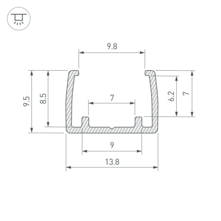 Профиль Arlight 032363
