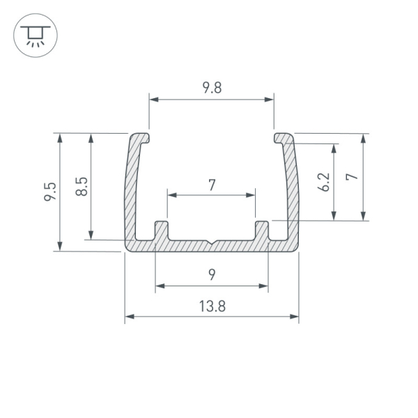 Профиль Arlight 032363