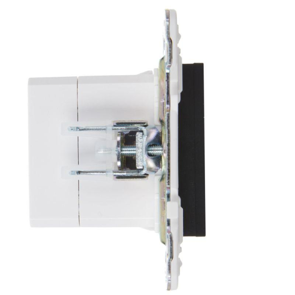 Розетка USB A+C 3.1А SKANDY SK-R14Bl черн. IEK SK-U22-D31-K02