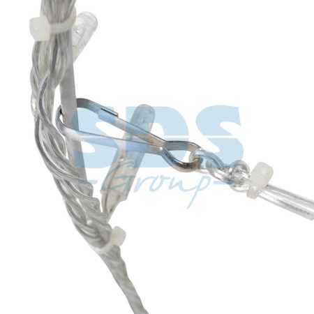 Шар светодиодный 230V, диаметр 50 см, 200 светодиодов, эффект мерцания, цвет белый NEON-NIGHT