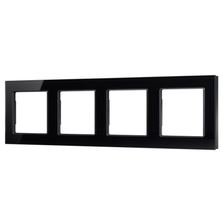 Рамка стеклянная FRM-GLARE-GS-4-BK Arlight 043803