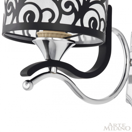 Бра Arte Milano 304957/1W Bk/Ni