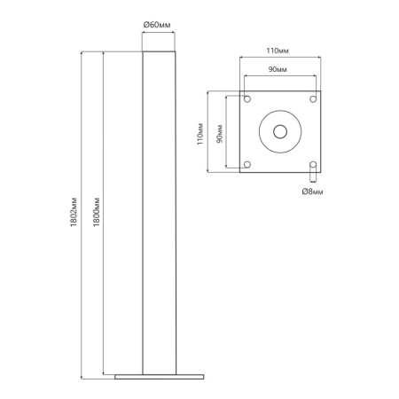 Штатив Feron 11580