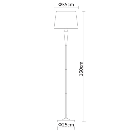 Торшер ARTE Lamp A9310PN-1WG