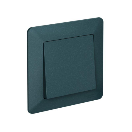 Рамка 1-м AtlasDesign Air изумруд/дым. черн. SE ATN220801