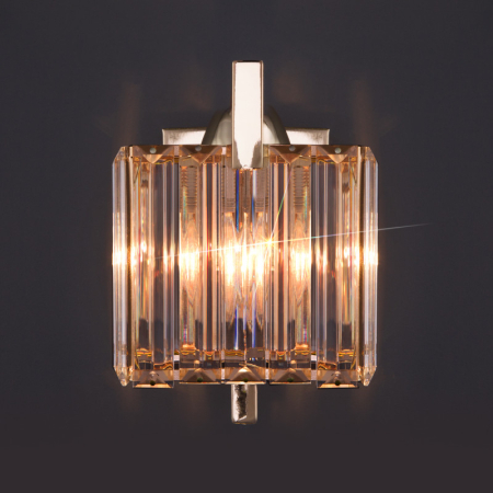 Бра Eurosvet 10117/1 золото/прозрачный хрусталь Strotskis