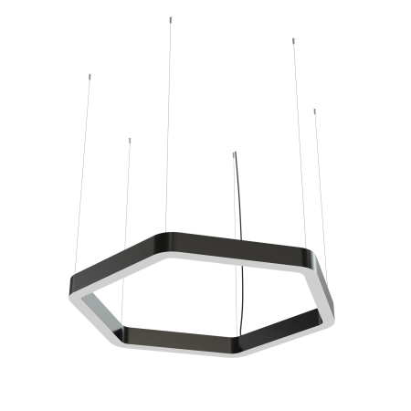 Hexagon Soft Line 1800x1559x900 h80 w100 140Вт 4000К 90Ra Черный