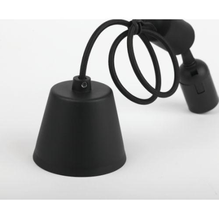 Патрон пластиковый Е27 с подвесом черн. Эра Б0048039