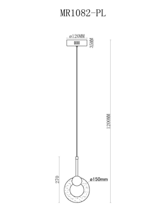 Подвесной светильник MyFar MR1082-PL