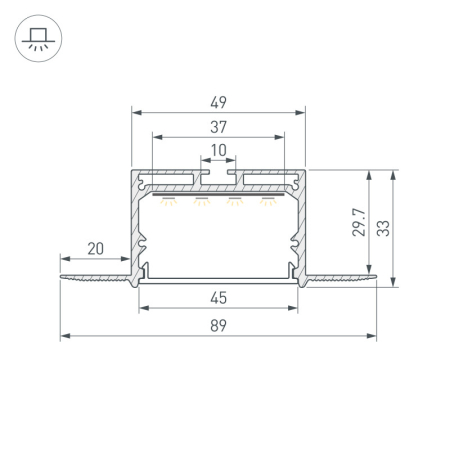 Профиль Arlight 059412