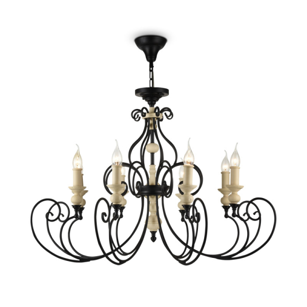 Подвесная люстра Maytoni H631-PL-08-B