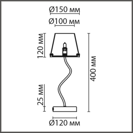Настольная лампа LUMION 6570/1T