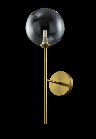 Crystal Lux Бра Crystal Lux MARZO AP1 BRONZE/TRANSPARENTE