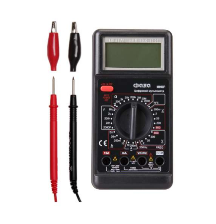 Мультиметр цифровой М890F ФАZА 5010437