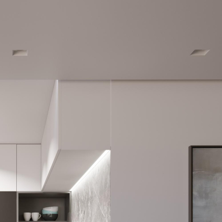 MAIA 80 FLAT Встраиваемый потолочный гипсовый светильник