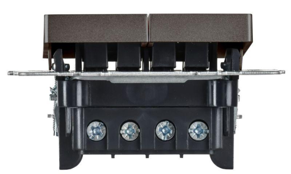 Выключатель перекрестный 2-кл. СП BRITE ВС10-2-3-БрТБ 10А механизм бронза IEK BR-V23-0-10-K45